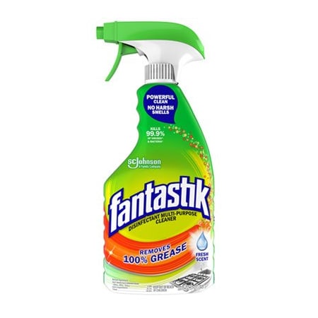 Sc Johnson Fantastik, DISINFECTANT MULTI-PURPOSE CLEANER FRESH SCENT, 32 OZ SPRAY BOTTLE 306387EA